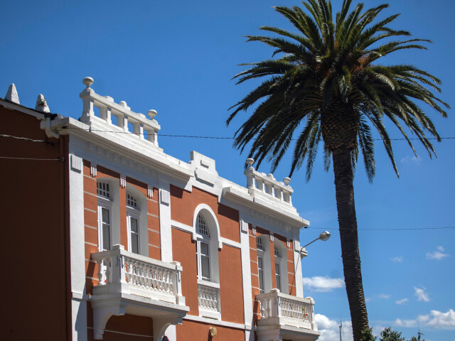 Casa de Carballido fachada ángulo