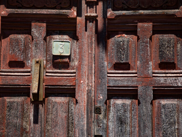 Casa do Rego detalle puerta